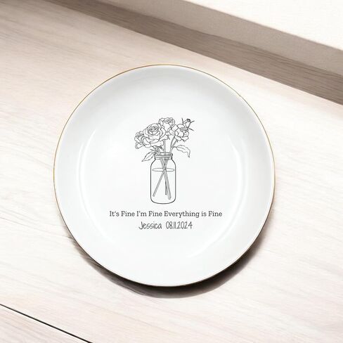 Daughter Ring Dish from Mom, Daughter Christmas Gift, Son Gifts from Mom, Trinket Tray for Mem, Daughter In Law Ring Dish, Jewelry Dish Gifts for Granddaughter, Women Gifts (Granddaughter) in Kuwait