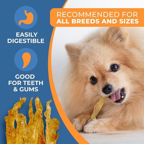 USA Turkey Tendons for Dogs - Tasty Turkey Tendon Jerky Treats for Dogs All Natural Dog Treats & Dog Snacks for Small Dogs - Ideal Puppy Teething Chews Dog Turkey Tendons 8oz in Saudi Arabia