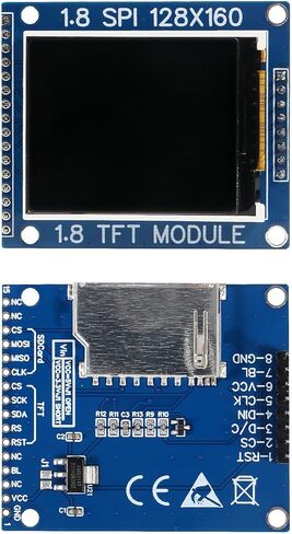 3 قطعة 1.8 بوصة المسلسل SPI TFT LCD وحدة عرض الشاشة PCB محول IC 128x160 نقطة مصفوفة 3.3 فولت 5 فولت IO Inerface Cmmpatible LCD1602 in Kuwait