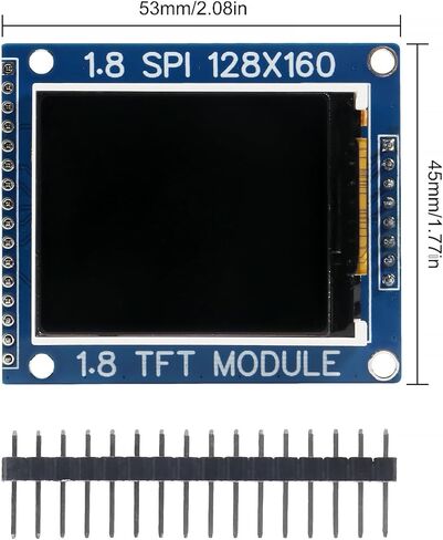 3 قطعة 1.8 بوصة المسلسل SPI TFT LCD وحدة عرض الشاشة PCB محول IC 128x160 نقطة مصفوفة 3.3 فولت 5 فولت IO Inerface Cmmpatible LCD1602 in Kuwait