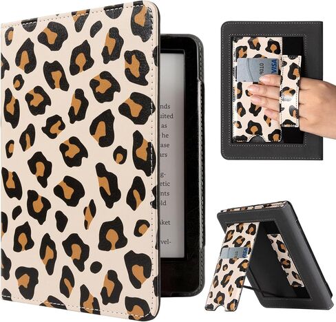 CoBak Case for Kindle Paperwhite - All New PU Leather Cover with Auto Sleep Wake, Hand Strap, Card Slot for Kindle Paperwhite Signature Edition and Kindle Paperwhite 11th Generation 2021 Released in Saudi Arabia