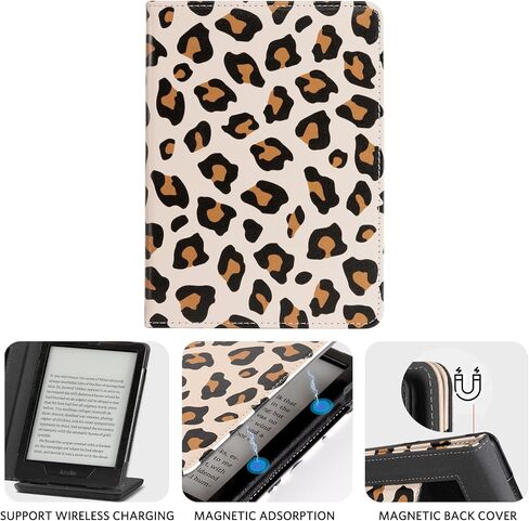 CoBak Case for Kindle Paperwhite - All New PU Leather Cover with Auto Sleep Wake, Hand Strap, Card Slot for Kindle Paperwhite Signature Edition and Kindle Paperwhite 11th Generation 2021 Released in Saudi Arabia