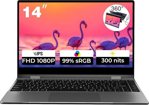 تغيير شاشة Lapdock المحمولة مع لوحة المفاتيح وشاشة اللمس مثل الكمبيوتر المحمول|متوافق مع Samsung Dex وSteam Deck وNintendo Switch وWindows وMac وChromebook|بطارية 10800 مللي أمبير|شاشة 1080P HDR IPS مقاس 14 بوصة in Kuwait