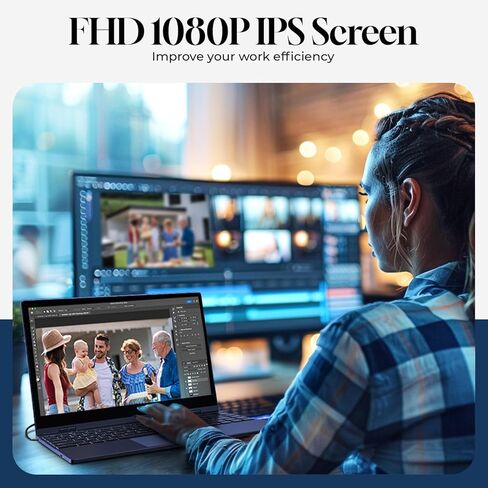 تغيير شاشة Lapdock المحمولة مع لوحة المفاتيح وشاشة اللمس مثل الكمبيوتر المحمول|متوافق مع Samsung Dex وSteam Deck وNintendo Switch وWindows وMac وChromebook|بطارية 10800 مللي أمبير|شاشة 1080P HDR IPS مقاس 14 بوصة in Kuwait