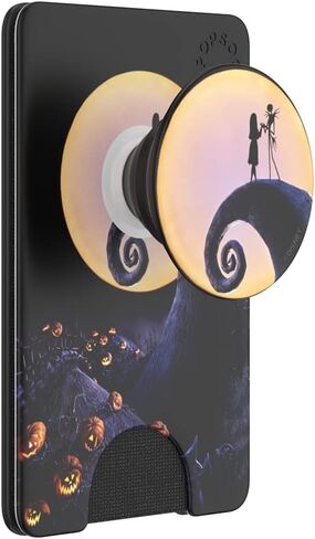 PopSockets Phone Wallet with Expanding Grip and Adapter Ring for MagSafe, Phone Card Holder, Wireless Charging Compatible, Wallet Compatible with MagSafe, Disney Breakfast Buddies - Mod Mickey in Saudi Arabia