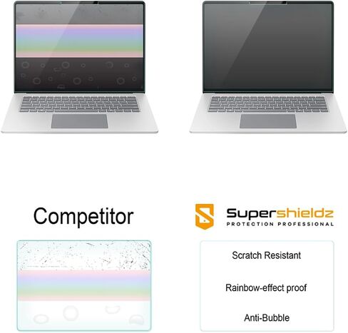 Supershieldz مصمم لجهاز Microsoft Surface Laptop 7 (15 بوصة) واقي شاشة من الزجاج المقوى، مضاد للخدش، خالٍ من الفقاعات in Saudi Arabia