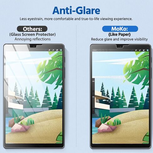 [2 Pack] Paper-Feel Screen Protector for Samsung Galaxy Tab S10 Ultra/Tab S9 Ultra/S8 Ultra 14.6 Inch, Anti-Glare/Writing Smooth PET Protective Film for S-Pen - Matte in Saudi Arabia