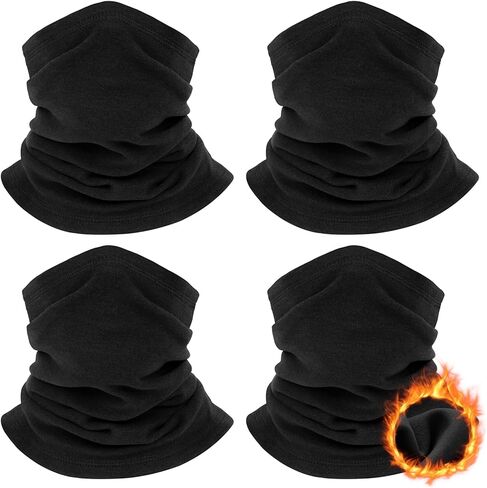 Winter Neck Warmer for Men Women: Neck Gaiter Face Ski Mask Windproof Face Cover Fleece Balaclava Scarf Cold Weather in Kuwait