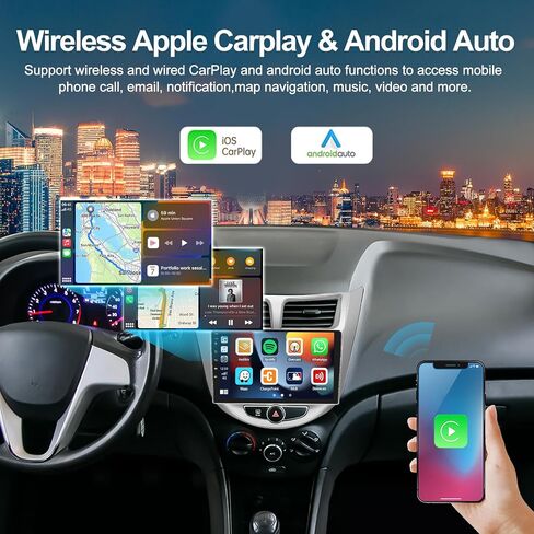 2G+64G Android 13 Car Stereo for Hyundai Accent 2012-2017 with Wireless Carplay Android Auto 9" Touchscreen Car Radio with GPS Navigation HiFi WiFi Bluetooth FM/RDS Radio AHD Backup Camera Head Unit in Saudi Arabia