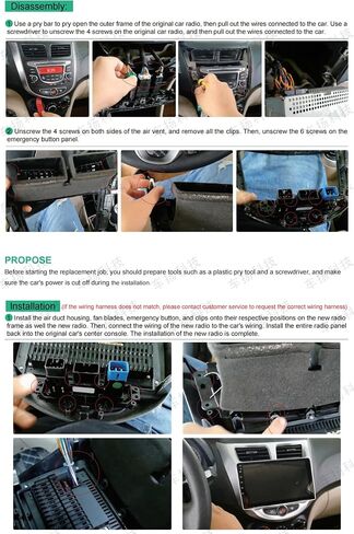 2G+64G Android 13 Car Stereo for Hyundai Accent 2012-2017 with Wireless Carplay Android Auto 9" Touchscreen Car Radio with GPS Navigation HiFi WiFi Bluetooth FM/RDS Radio AHD Backup Camera Head Unit in Saudi Arabia