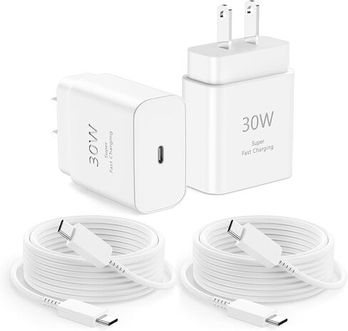 شاحن iPhone 15/15 Pro Max شحن سريع، كتلة شاحن 20 وات PD USB C مع سلك كابل شحن USB C إلى C بطول 10 أقدام لهاتف iPhone 15 Pro Max/16Pro/16/15Plus، iPad Pro/Air، Samsung/Android Phone Tablet in Saudi Arabia