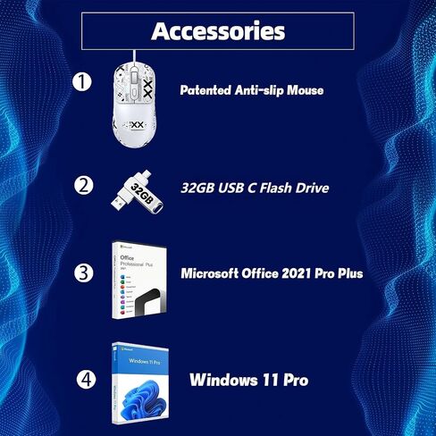 كمبيوتر مكتبي HP 27 بوصة الكل في واحد، شاشة لمس FHD، Intel Ultra 7-155U، 32 جيجابايت DDR5، 1 تيرابايت SSD، WiFi 6، ارتفاع قابل للتعديل، Win 11 Pro، مع ترخيص مدى الحياة للمكتب وماوس حاصل على براءة اختراع ومحرك أقراص فلاش 32 جيجا in Saudi Arabia