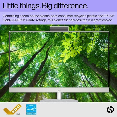 كمبيوتر مكتبي HP 27 Business الكل في واحد - شاشة FHD مقاس 27 بوصة، Intel i7-1355U، معالج رسومات Intel Iris Xe، ذاكرة وصول عشوائي 64 جيجابايت، 1 تيرابايت SSD، Wi-Fi 6، Win 11 Pro، لوحة مفاتيح وماوس لاسلكي، مع Office 2021 مدى الحياة +اكسسوارات مصممة in Saudi Arabia