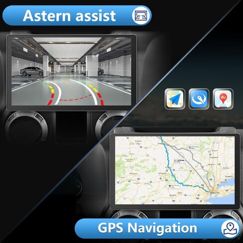 Android 12 Car Radio Stereo Compatible for Jeep Wrangler JK Gand Cherokee Dodge Ram 1500 with Wireless CarPlay Android Auto,GPS/FM/WiFi/USB in Saudi Arabia