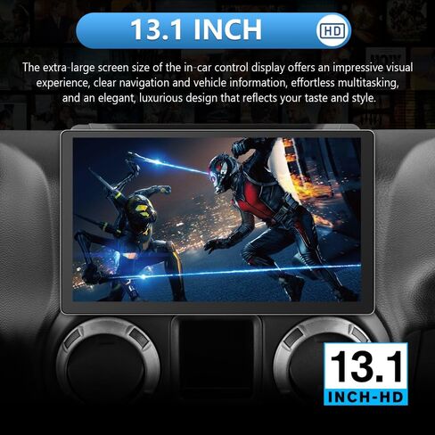 Android 12 Car Radio Stereo Compatible for Jeep Wrangler JK Gand Cherokee Dodge Ram 1500 with Wireless CarPlay Android Auto,GPS/FM/WiFi/USB in Saudi Arabia