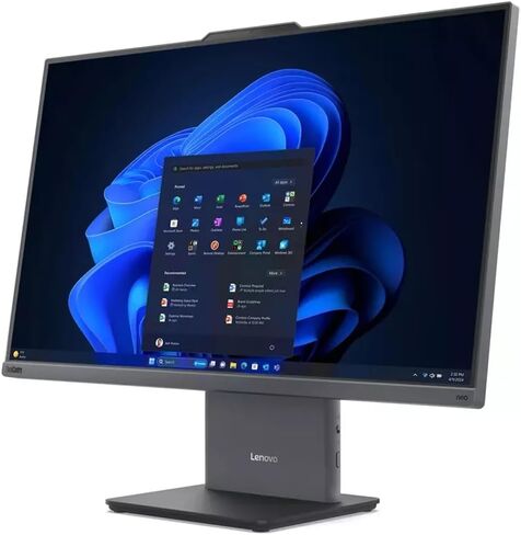 كمبيوتر سطح المكتب Lenovo ThinkCentre Neo الكل في واحد، شاشة لمس FHD 27 بوصة 100 هرتز (Intel i7-13620H، 16GB DDR5، 4TB SSD، WiFi 6، 5MP IR Webcam، W11P) مع لوحة مفاتيح سلكية، ماوس وموسع منفذ USB DKZ in Saudi Arabia