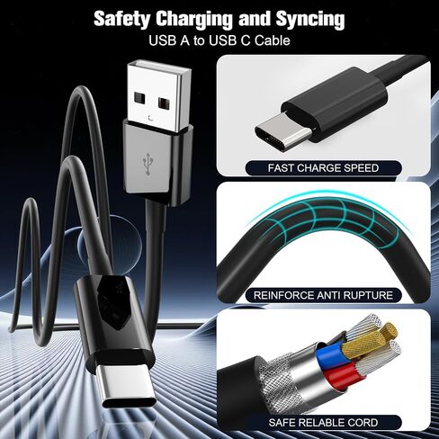 Car Carplay Cable for iPhone 15,IPhone 15 Plus,IPhone 15 Pro ,15 Pro Max ,USB A to USB C for Carplay USB C Cord,iPad usb C Cable 10th Gen iPad Air 5th 4th Mini Car Charger Cable Cord 3FT Replacement in Kuwait
