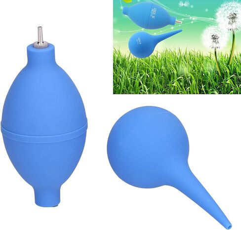 Mini Squeeze Ball Pump, 2Pcs Bulb Air Blower Rubber Mini Dust Blowing Ball Squeeze Precipitator 1 Way Valve Intake Hand Operated, Dust Blowing Ball in Saudi Arabia