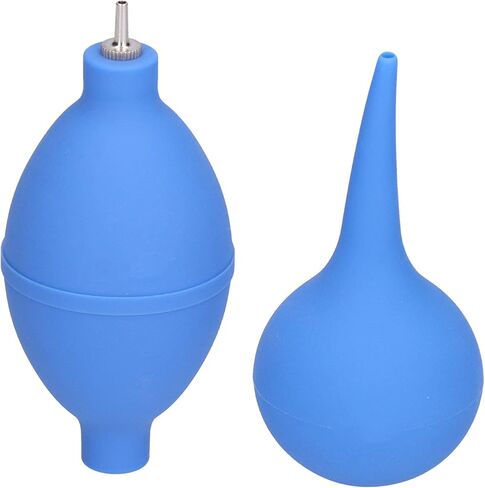 Mini Squeeze Ball Pump, 2Pcs Bulb Air Blower Rubber Mini Dust Blowing Ball Squeeze Precipitator 1 Way Valve Intake Hand Operated, Dust Blowing Ball in Saudi Arabia