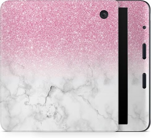 غلاف القارئ الإلكتروني المتوافق مع لون Kobo Libra (2024) - Marble Glitz - غطاء لاصق واقي من الفينيل الفاخر 3M - سهل التطبيق | صُنع في الولايات المتحدة الأمريكية بواسطة MightySkins in Kuwait