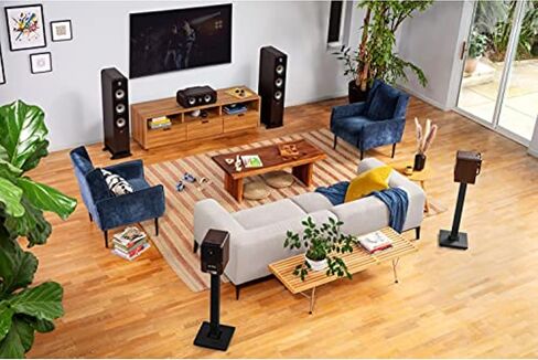 مكبر صوت محيطي Polk Signature Elite ES10 - صوت عالي الدقة معتمد، متوافق مع Dolby Atmos & DTS:X، مكبر صوت 1 بوصة ومكبر صوت 4 بوصة، تقنية منفذ الطاقة لصوت جهير سهل (زوج، أبيض أنيق مغسول) in Kuwait