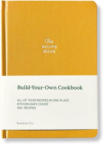 Kunitsa Co. Recipe Book to Write in Your Own Recipes, Blank Cook Book and Recipe Journal - Gift for a Chef in Kuwait