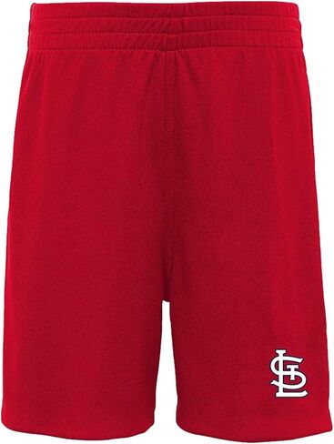 Outerstuff MLB Youth 8-20 Team Color Performance Primary Logo T-Shirt & Shorts Set (X-Large (18-20), Detroit Tigers Navy) in Saudi Arabia