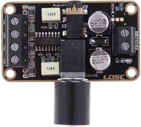 قطعة واحدة من لوحة مضخم الصوت Pam8406 لوحة مضخم صوت صغيرة 5 فولت، 5 وات + 5 وات، وحدة مضخم الصوت الرقمية ClassD2.0 قناة صوت ستيريو تضخيم لوحة مكبرات صوت مكونة من أجل نظام الصوت DIY in Kuwait