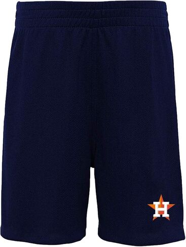 Outerstuff MLB Youth 8-20 Team Color Performance Primary Logo T-Shirt & Shorts Set (X-Large (18-20), Detroit Tigers Navy) in Saudi Arabia