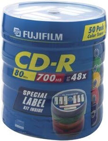 Fuji Film 80 MB CD-R Color Tower Spindle in Saudi Arabia