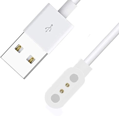 Compatible with TOZO S6 Smart Watch Charger, Magnetic USB Replacement Charging Cable Compatible with TOZO S3, S4, S5, S6 Smart Watch (Black) in Saudi Arabia