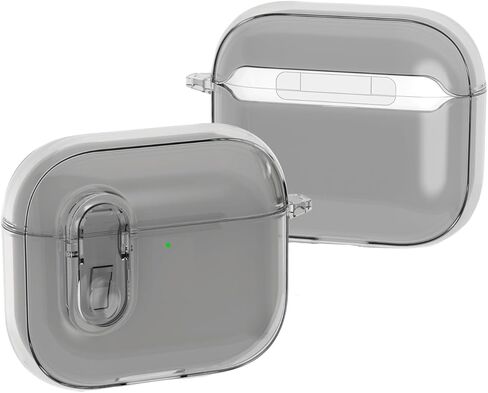 Clear Case Compatible with AirPods 4 with Active Noise Cancellation with Keychain, Secure Lock Protective Case for Man Woman Compatible with AirPods 4 in Kuwait