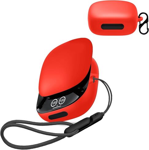 لغطاء حافظة Soundcore Liberty 4 Pro من Anker، حافظة واقية من السيليكون لسماعات الأذن اللاسلكية NOUKAJU (مع حلقة تسلق + حبل) مقاوم للسقوط، مقاوم للخدش، مقاوم للصدمات، منفذ شحن محجوز، مقاوم للغبار (أسود) in Kuwait