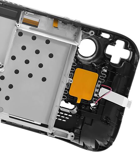 مجموعة محول رقمي لشاشة تعمل باللمس LCD IPS مقاس 7 بوصات لوحدة التحكم في الألعاب المحمولة على سطح البخار باللون الأسود مع إطار (إصدار متجمد مضاد للوهج ليس لـ HD) in Kuwait