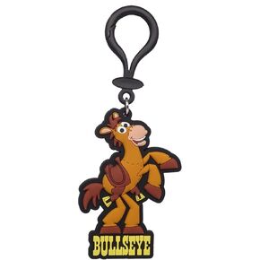 Disney Toy Story Bullseye Soft Touch PVC ID Tag Bag Clip