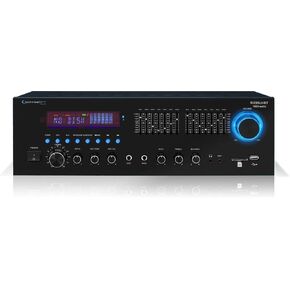 Technical Pro RX55URIBT 1500W Pro Audio Receiver w/Bluteooth +USB/SD+ 7-Band EQ
