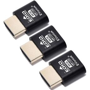 8K 120Hz HDMI Virtual Display Adapter – High-Resolution Monitor Emulator | Supports HDMI 2.1, Simulates 8K@30Hz/4K@120Hz Display | Ideal for GPU Testing, Headless Servers, Remote Desktop Operations-3P