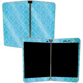 MightySkins Glossy Glitter Skin for Microsoft Surface Duo - Egyptian Geometry | Protective, Durable High-Gloss Glitter Finish | Easy to Apply, Remove, and Change Styles | Made in The USA