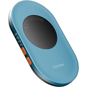 Vaydeer Ultra Slim Mouse Mover, Air 3 Mouse Jiggler with Adjustable Interval Timer, Undetectable & Noiseless, Simulates Realistic Mouse Movement, Driver-Free for Keeping The PC Active (Misty White)