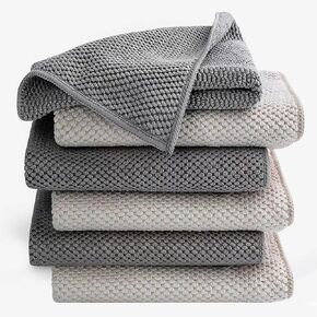 6Pack Barista Towels, Barista Microfiber Cloths, Coffee Cleaning Accessories for Espresso Machine, Steam Wand, Countertop,12"x12"