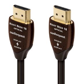 AudioQuest Root Beer 18 Long-Length High Speed 18Gbps Active HDMI 2.0b Cable