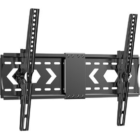 Tilt TV Wall Mount for 32-84 Inch 4K LED OLED Flat Curved Screen TVs, Universal Wall Mount TV Bracket VESA up to 600x400mm,Max Load 135 lbs,Up/Down Adjustment 15° Slim Profile TV Mount