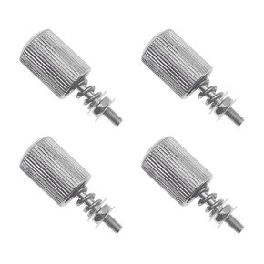 FDXGYH 4 Pack CPU Water Cooling Screw M3 Head CPU Fixing Iron with Spring Gasket for PC Computer, Silver
