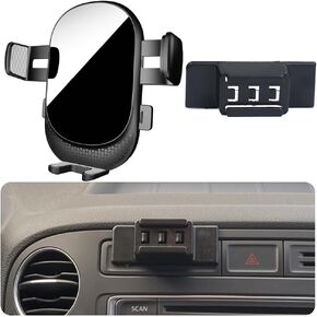Car Phone Holder for Volkswagen Tiguan Auto Accessories [Only for 2009-2017 VW Tiguan] [Auto Lock Hands Free Cell Phone Mount Car fits for iPhone & All Smartphones]