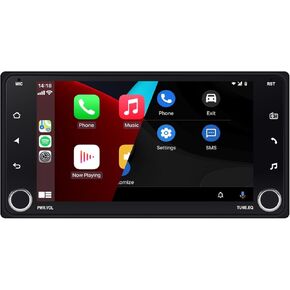 7inch Car Radio Stereo Player MP5 for Toyota 4Runner 03-09 Tundra 00-06 Built in Carplay& Android Auto BT Voice Control Multimedia for VIOS Crown Camry Corolla RAV4 Sequoia 01-07(3.93in x 7.87in)