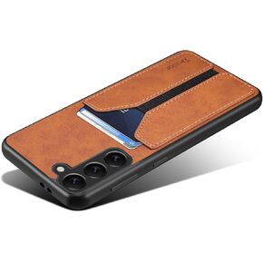 Kowauri for Samsung Galaxy S23 Case,PU Leather Wallet Case with Credit Card Slot Holder Ultra Slim Protector Case for Samsung Galaxy S23 5G (Gray)