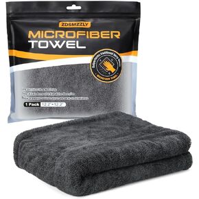 Microfiber Towels for Cars - Drying Towels Car Detailing 1Pack 23.6in x 35.4in, Dries in One Wipe Without Watermarks Residual Lint or Scratches, Large Thickened Car Wash Towel