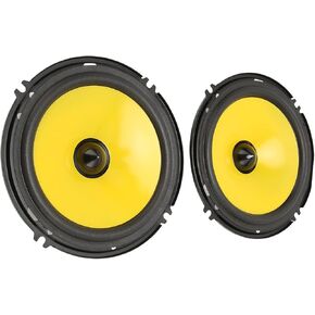 Dilwe 2pcs Car Speakers, 6 Inch 600 Watt 2 Way 4 Ohm Coaxial Car Door Speakers, Professional Speakers Car Stereo Coaxial Speakers System for Vehicle Truck