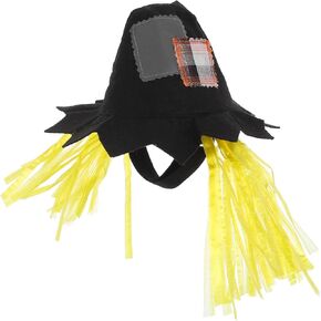 balacoo Dog Halloween Costume Scarecrow Hats - Dog Party Hats Pet Cosplay Accessory Caps Hood for Puppy Cat Kitten
