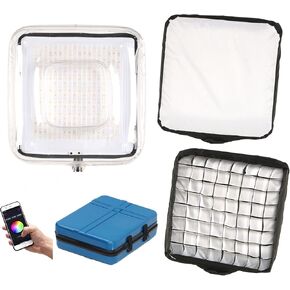 Falcon Eyes APARO Radi-11 Air 50W 3000K-5600K Flexible LED Panel Light Inflatable Panel with Air Softbox and Honeycomb Grid, Support APP Control